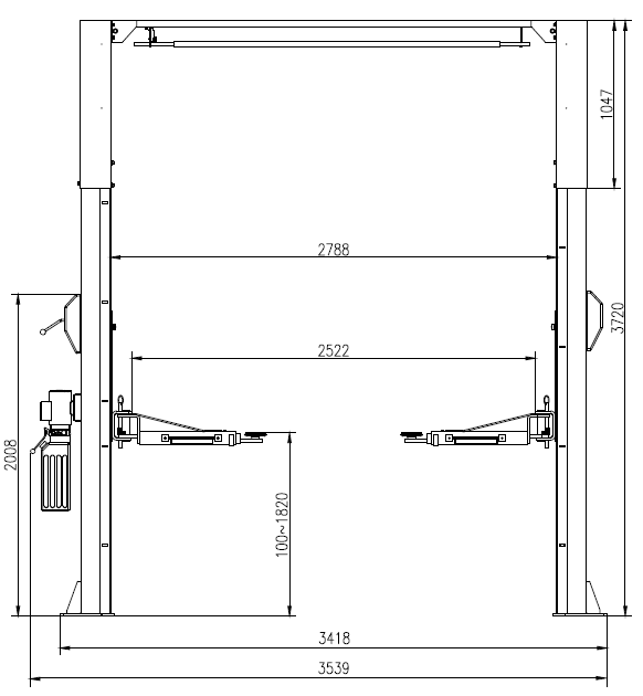 Pro Workshop Gear  car hoist | 2 post car hoist | 2 post car hoist for sale | 4 post car hoist for sale | automotive hoist autolift 3000