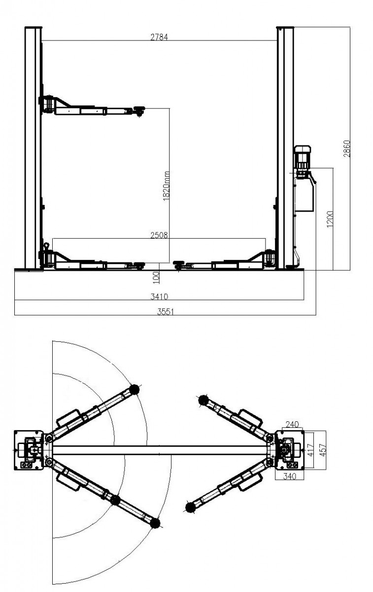 Pro Workshop Gear  car hoist | 2 post car hoist | 2 post car hoist for sale | 4 post car hoist for sale | automotive hoist autolift 3000